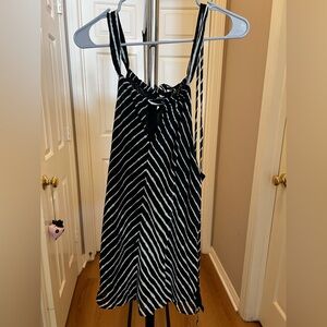 Ralph Lauren Black and White Striped Dress